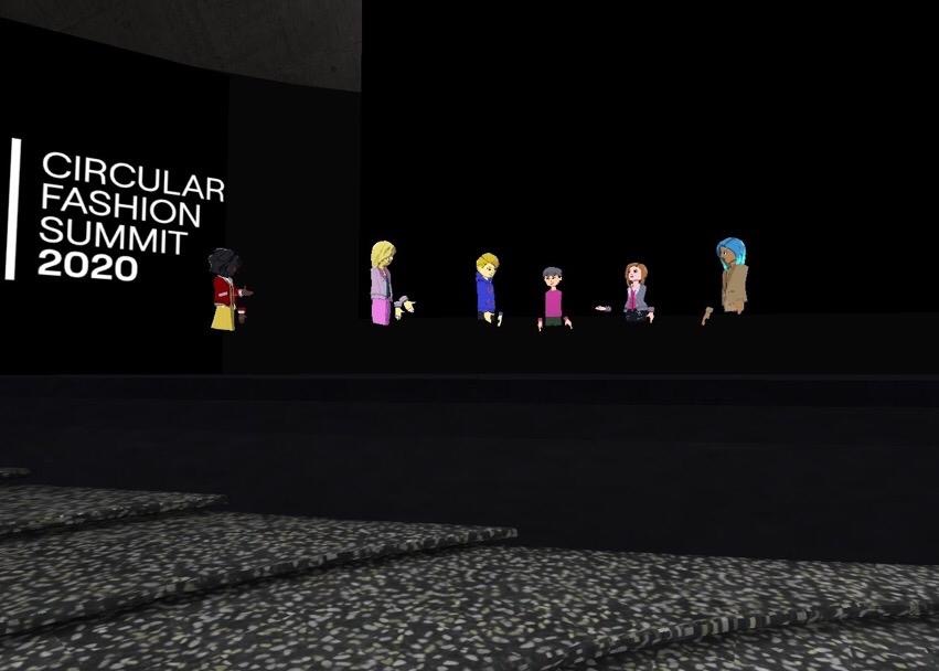 attendees attend virtual reality summit as avatars